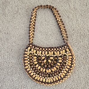 Vintage Handcrafted Beaded Women's Bag